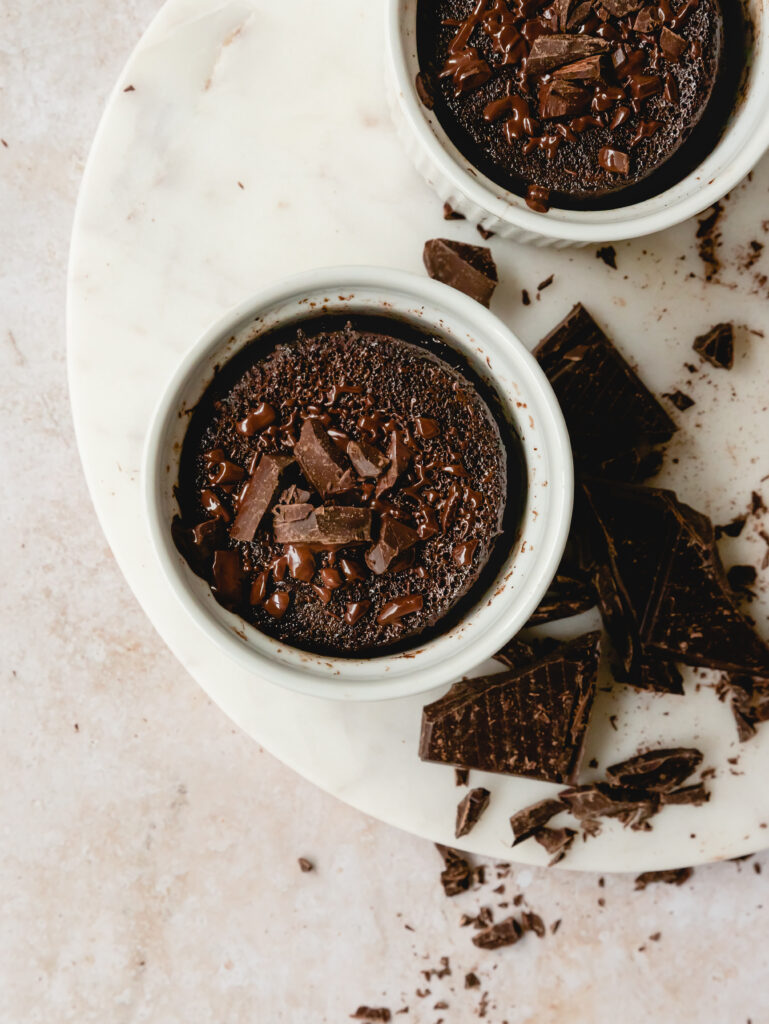 chocolate tahini mug cake