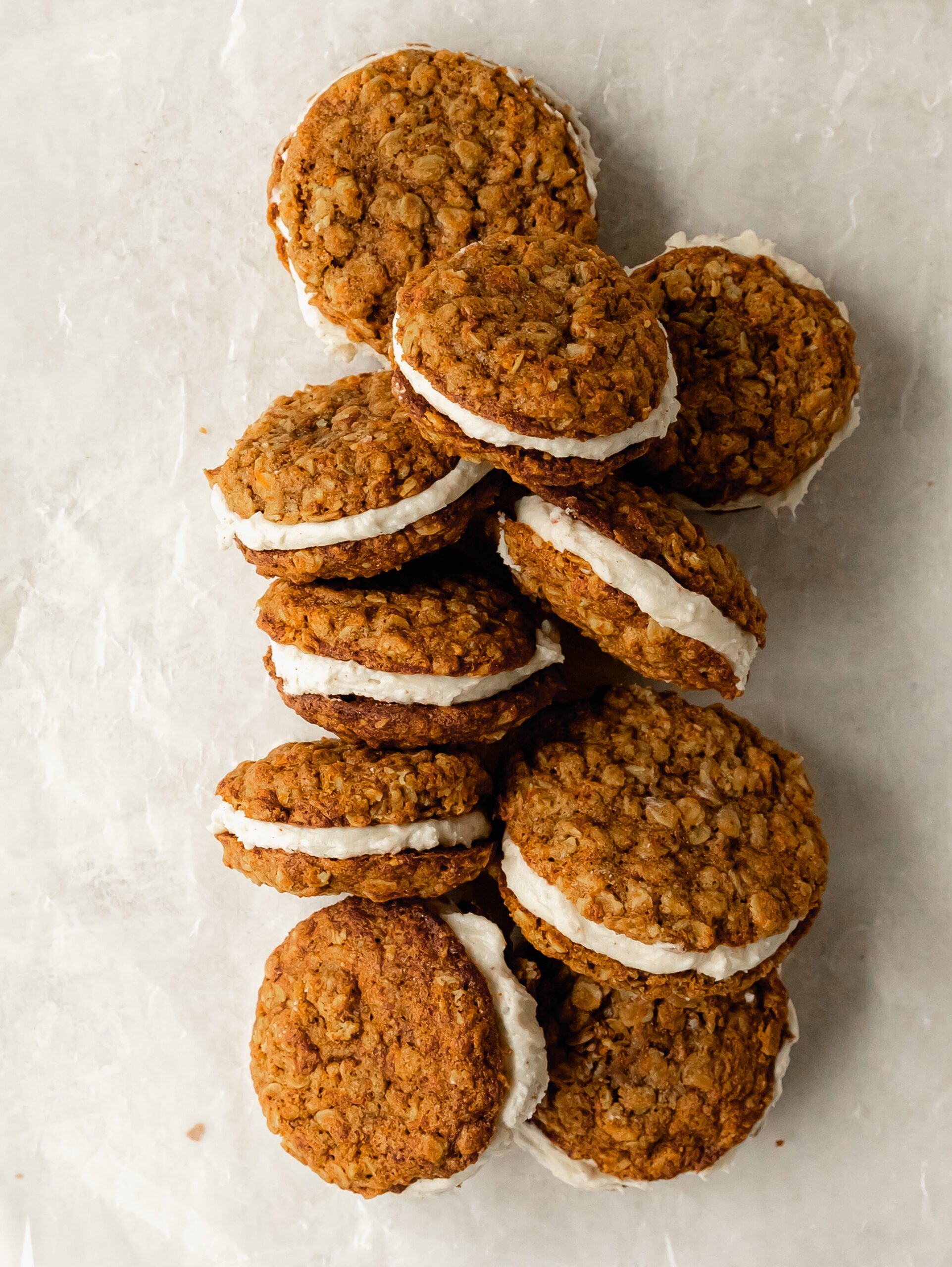 Chewy carrot cake cookies