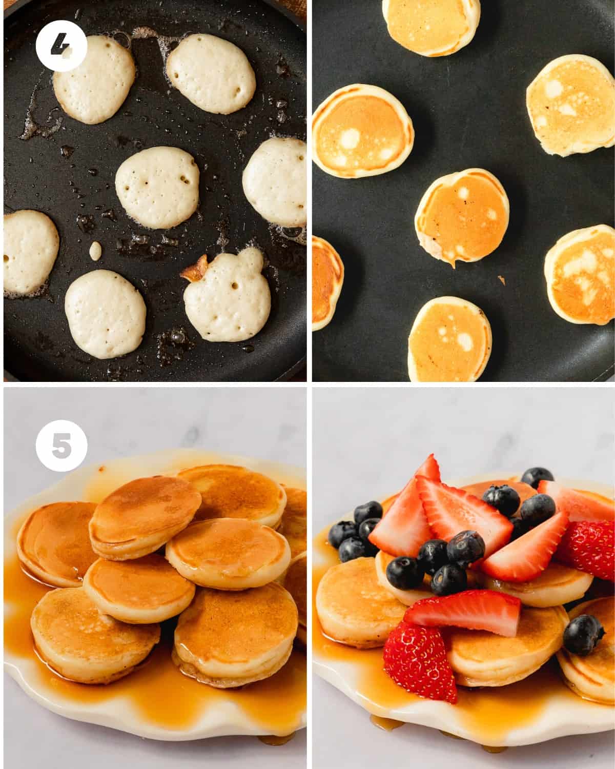 Mini Pancakes {Fast and Easy}