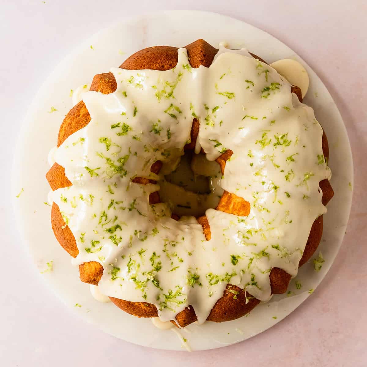  This key lime pound cake is a decadent, rich and buttery pound cake filled with key lime flavor. Top with this lime pound cake with a deliciously tart and sweet key lime glaze. Enjoy this easy to make, tropical twist on the classic southern pound cake for breakfast, brunch or dessert. 
