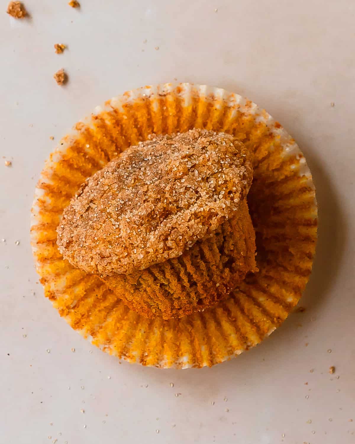  Pumpkin banana muffins are a deliciously soft, moist and fluffy cross between pumpkin bread and banana bread. These banana pumpkin muffins are topped with crunchy cinnamon sugar, giving them the perfect contrast of texture and flavors.  They make the perfect fall breakfast treat. 