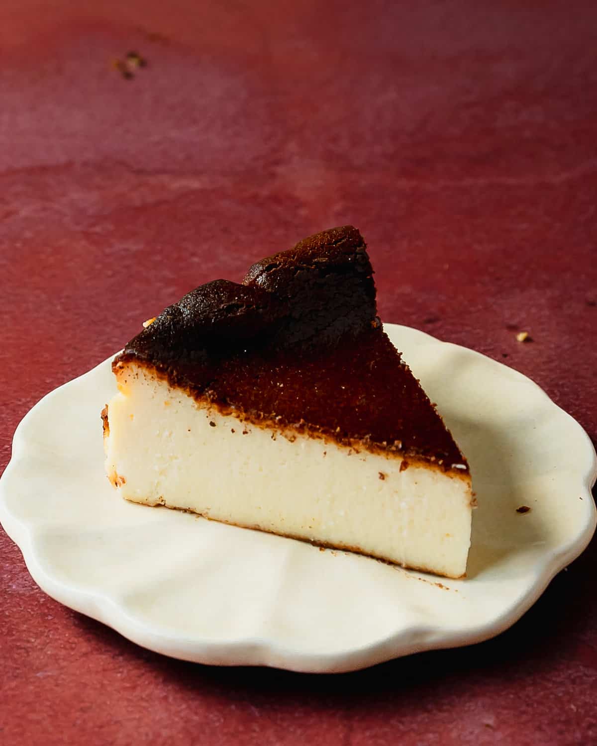 San Sebastian cheesecake has a beautifully caramelized burnt crust with a smooth, rich and creamy center. This traditional Spanish Basque cheesecake is easy to make and creates a stunning and decadent dessert everyone will love. 