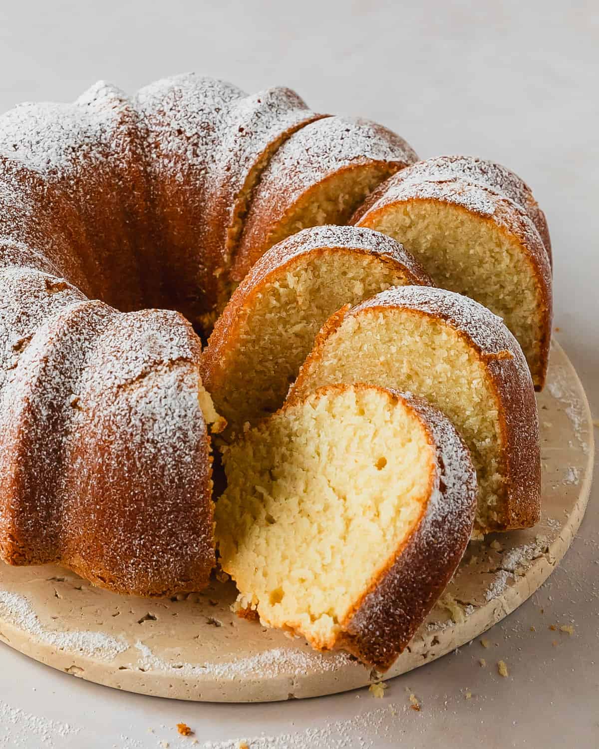 Buttermilk pound cake is an old fashioned, buttery vanilla pound cake with a moist and tender crumb. Top with this simple buttermilk bundt cake with a light dusting of powdered sugar and fresh fruit. It’s the perfect easy to make and flavorful dessert everyone will love. 