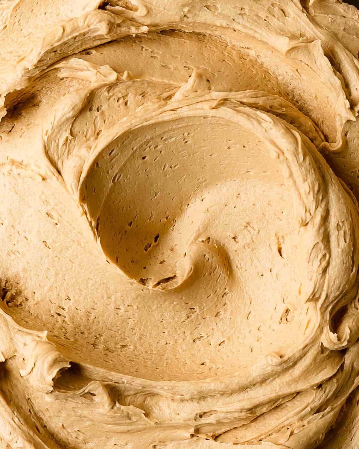 Coffee buttercream is a rich, sweet and creamy coffee flavored frosting that’s perfect for cakes, cupcakes or just to enjoy by the spoonful. Make this easy coffee frosting in about 5 minutes or less using 5 simple ingredients.