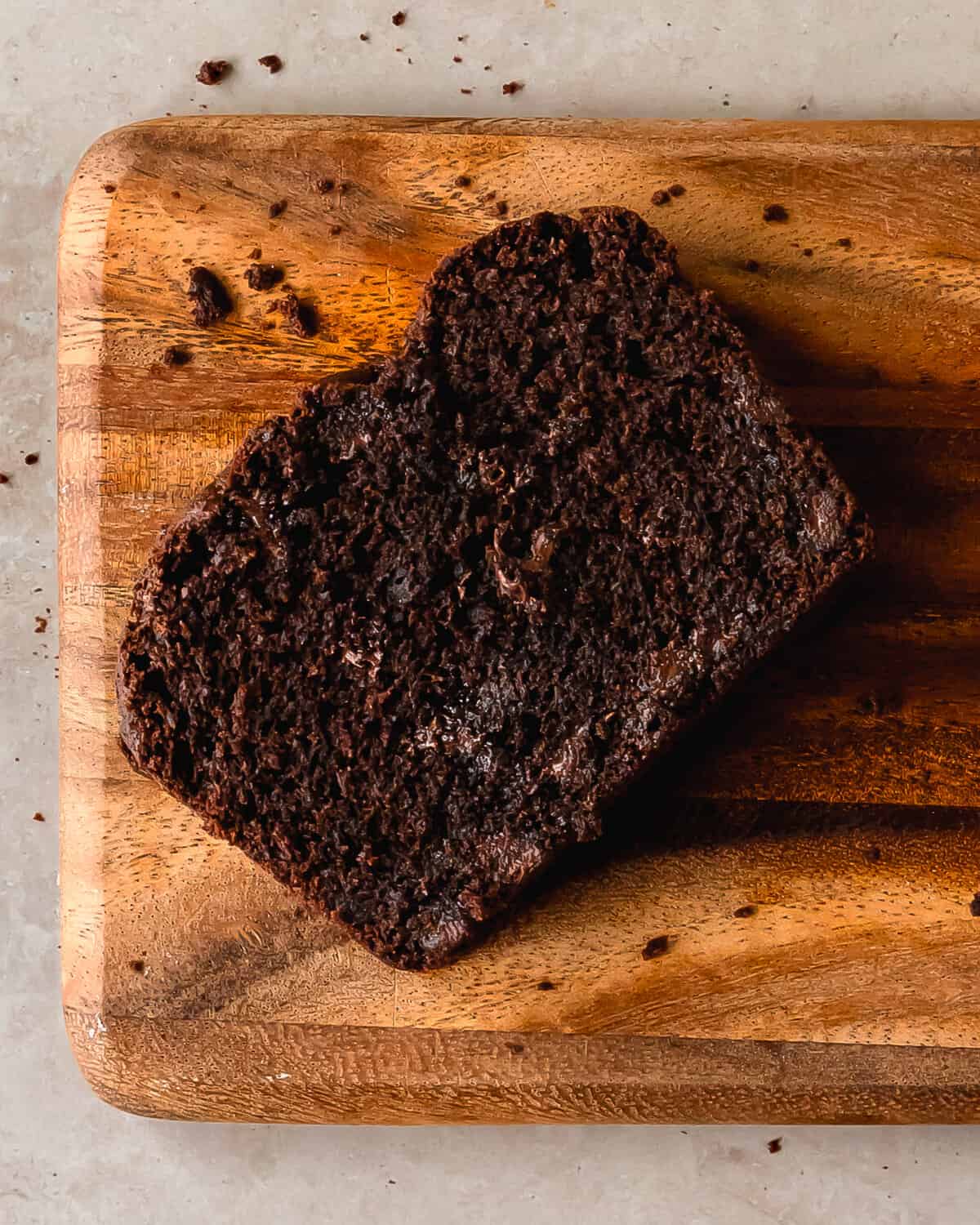 Chocolate bread is a moist, soft and rich chocolate loaf cake. This chocolate bread recipe is quick and easy to make in one bow and requires no yeast.  Make this chocolate quick bread for perfect simple and decadent breakfast, snack or dessert. 