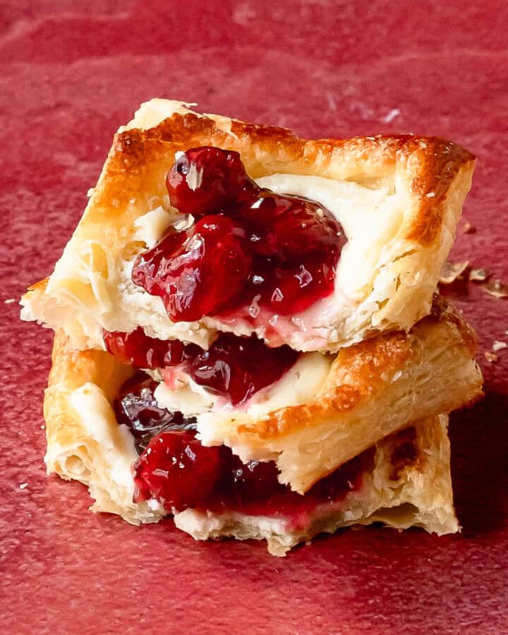 Cherry Danish With Cream Cheese Olives Thyme 