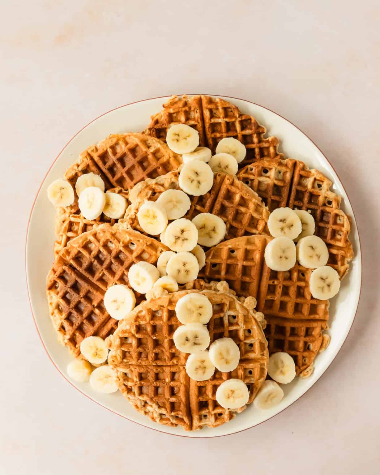 Banana Waffles (Easy and Fluffy Recipe) - Olives + Thyme
