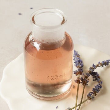Lavender Simple Syrup (How to Make Lavender Syrup) - Olives + Thyme