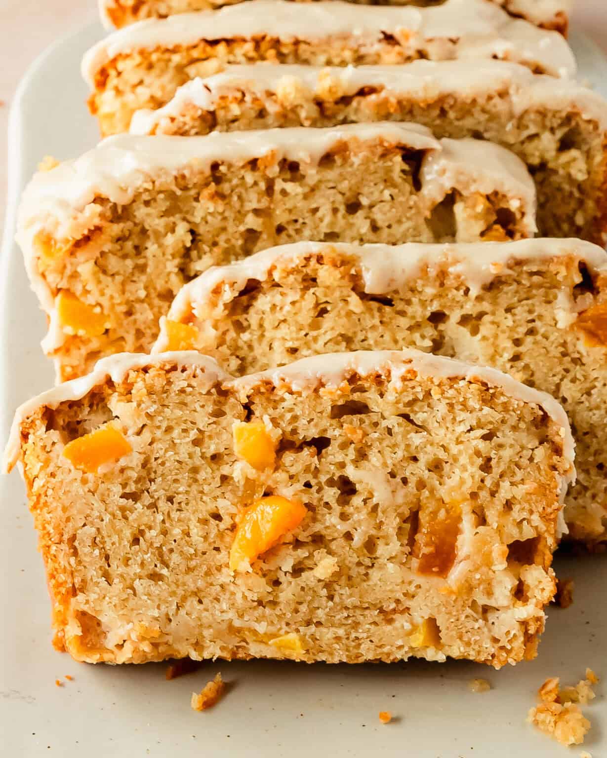 Peach Bread (Moist Quick Bread Recipe) - Olives + Thyme
