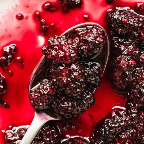 Blackberry Compote (Easy 3 Ingredient Recipe) - Olives + Thyme