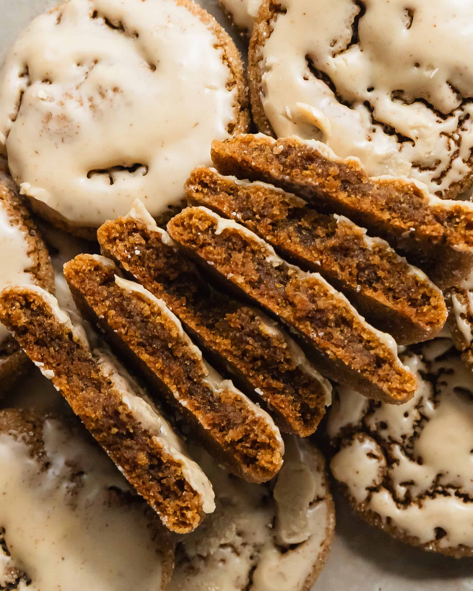 Gingerbread latte cookies.