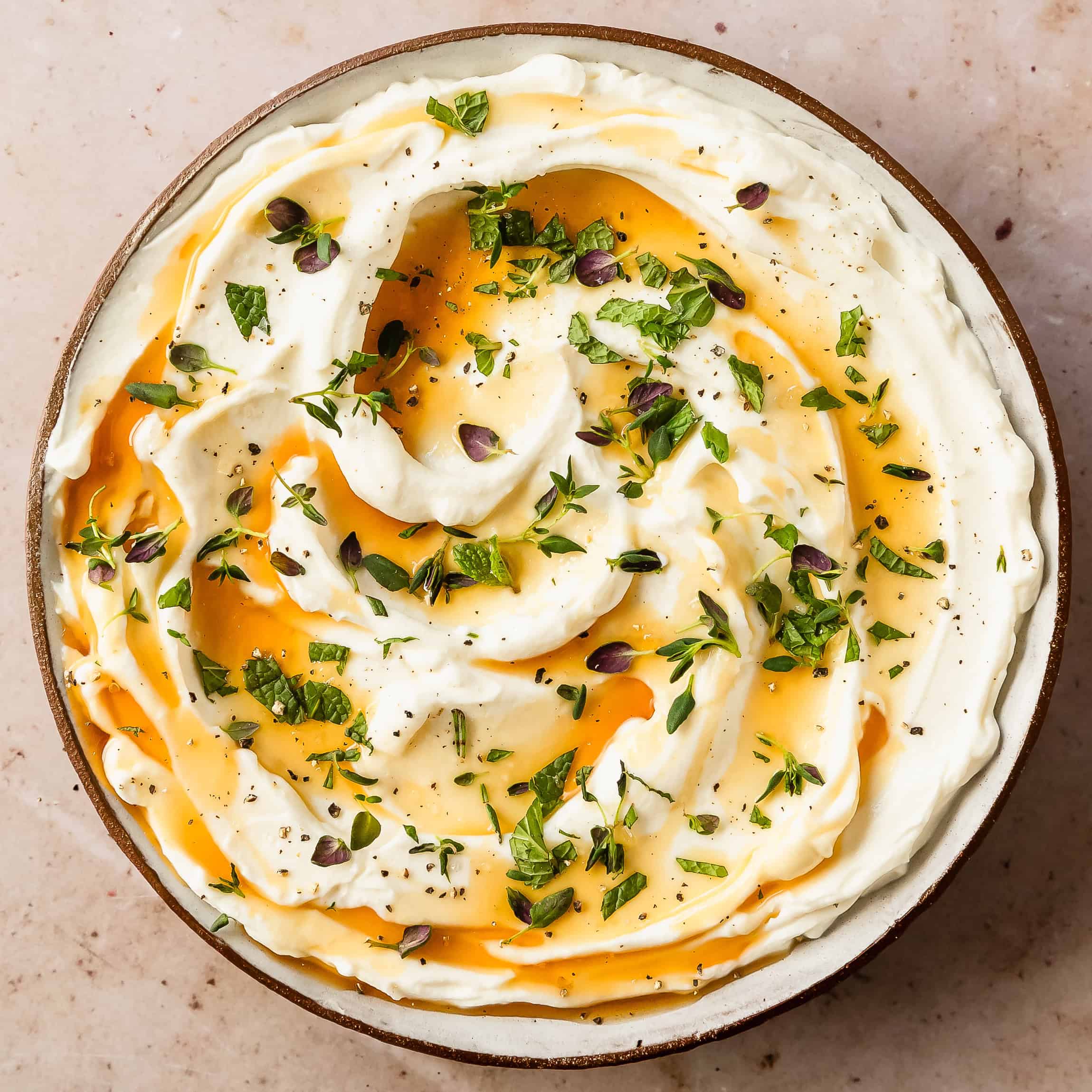 Whipped Ricotta Display Whipped Ricotta Dip (Easy 5 Minute Recipe) - Olives + Thyme
