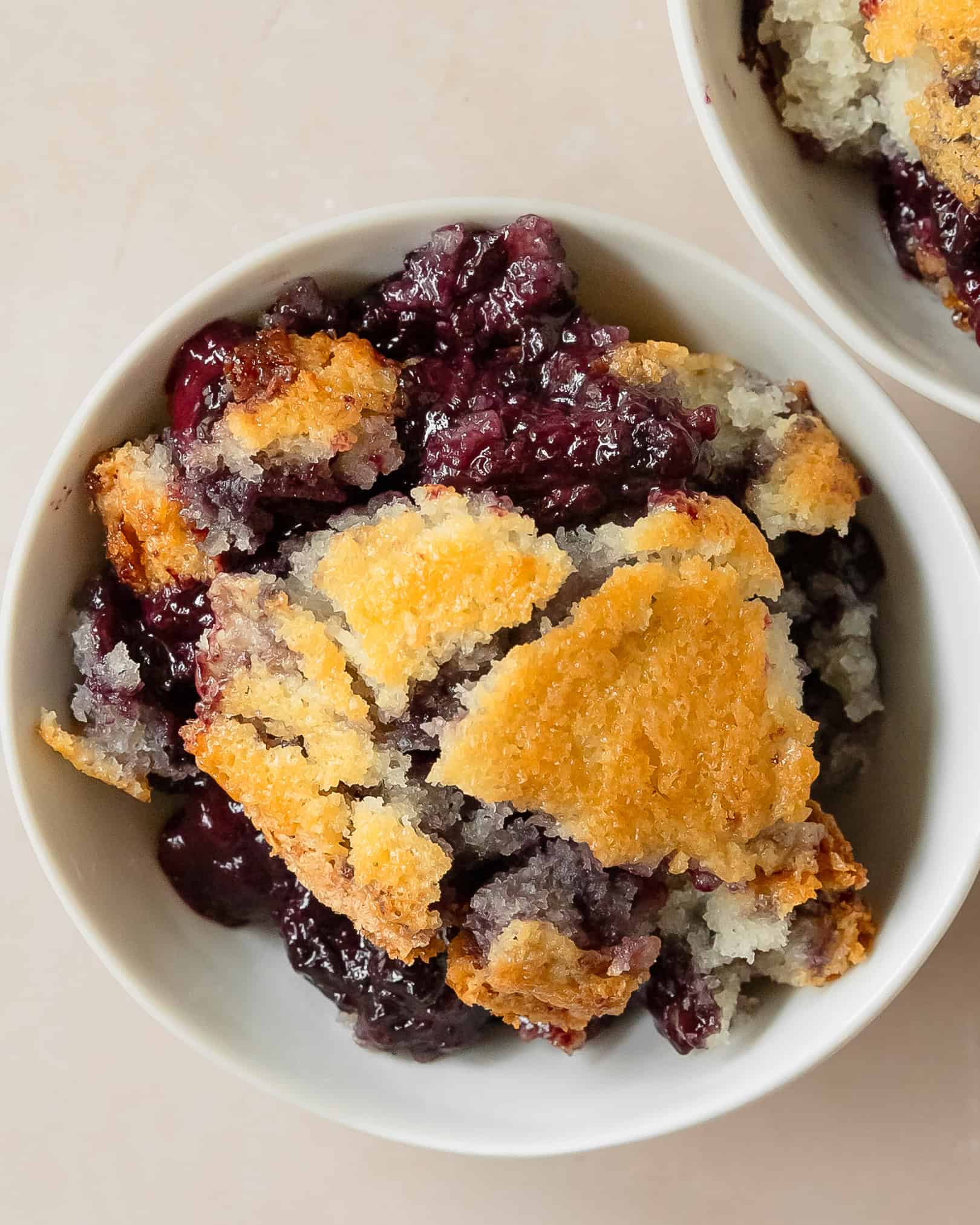 Easy blackberry cobbler recipe with buttery golden biscuit topping.
